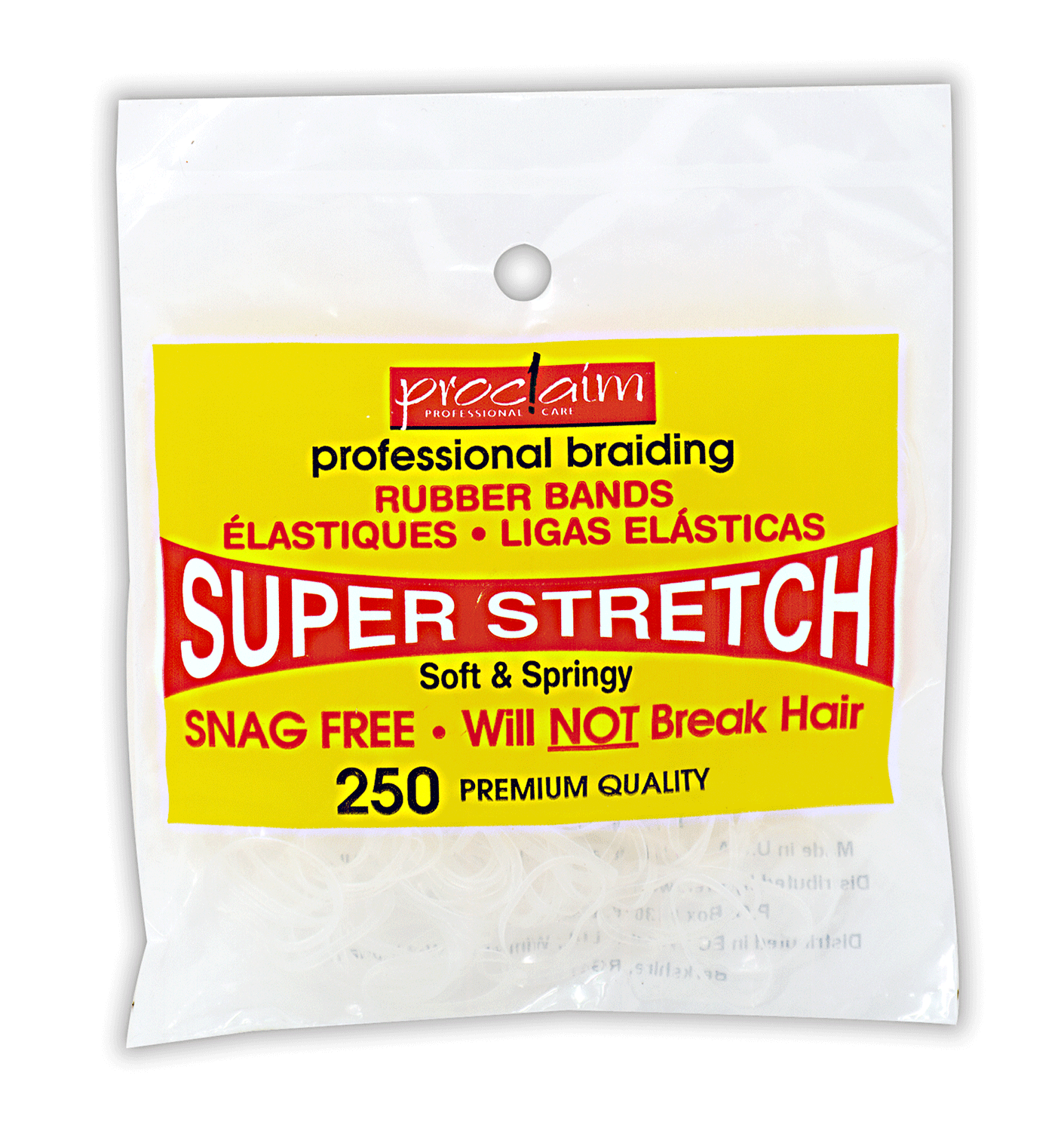 Super Stretch Elastiques 250pcs # Transparent