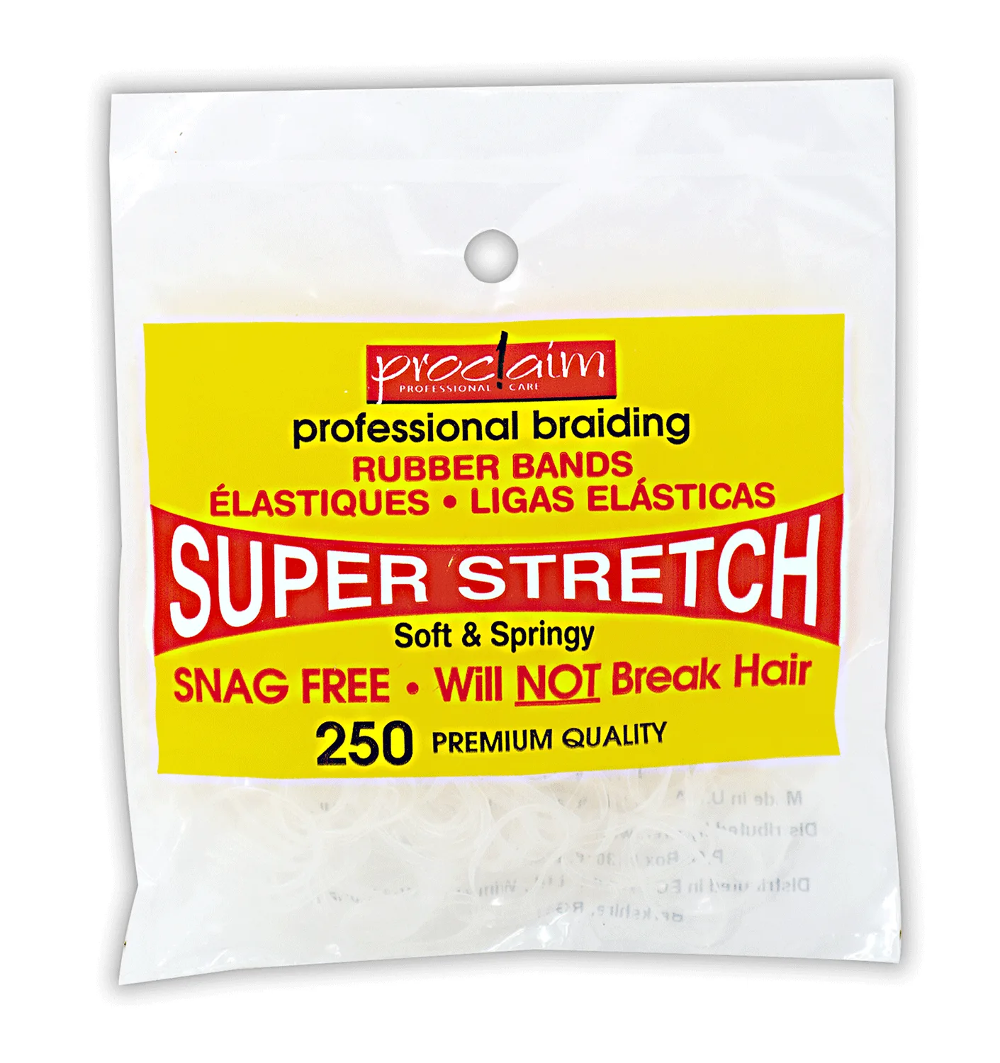 Super Stretch Elastiques 250pcs # Transparent