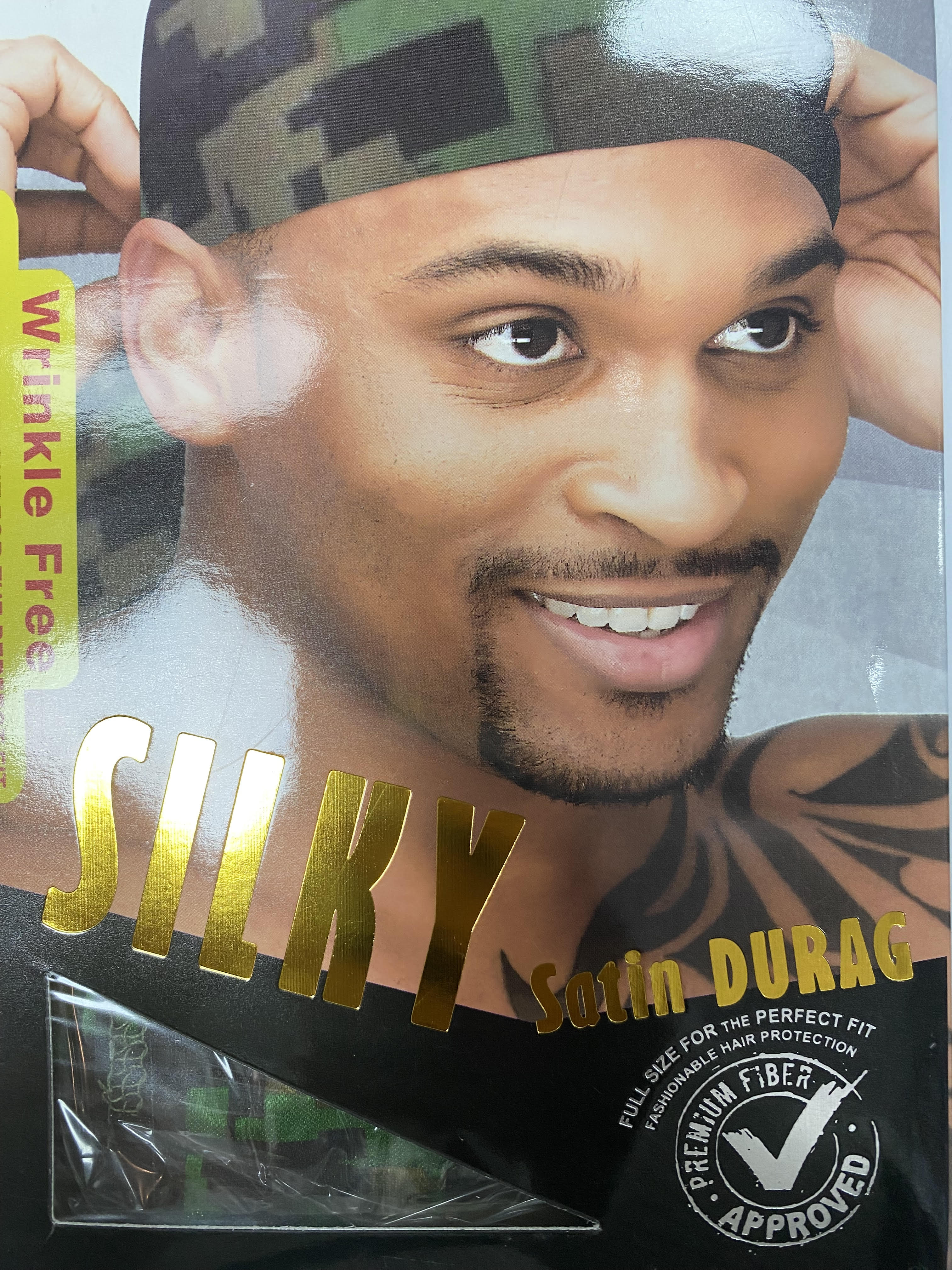 M48112 murry silky satin durag vert