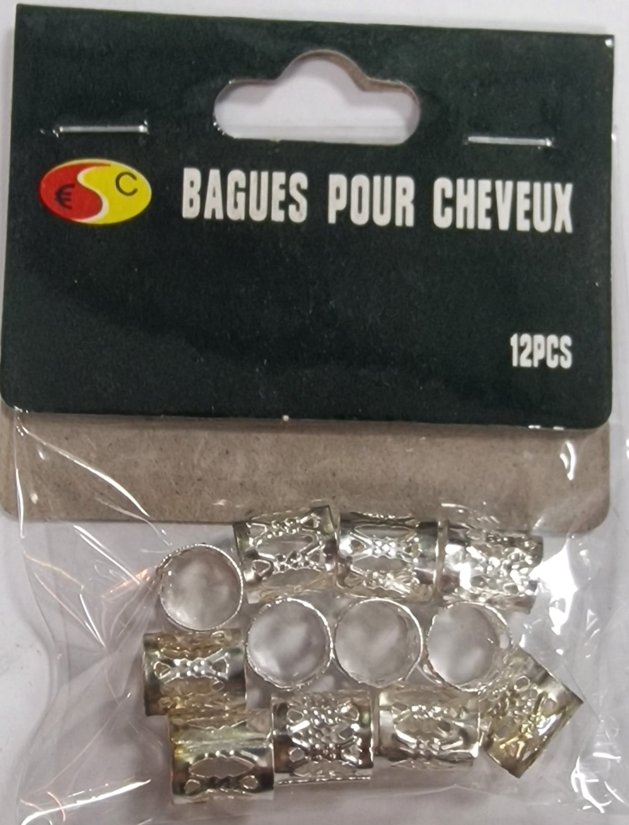 Bagues pour cheveux argent 02
