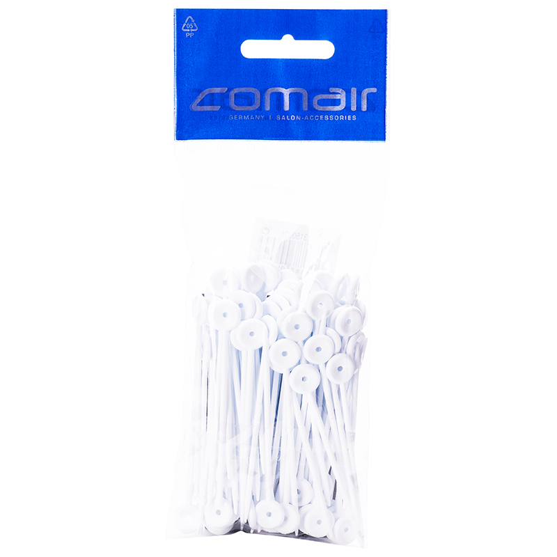 Comair hair pins plastic 100 pcs white