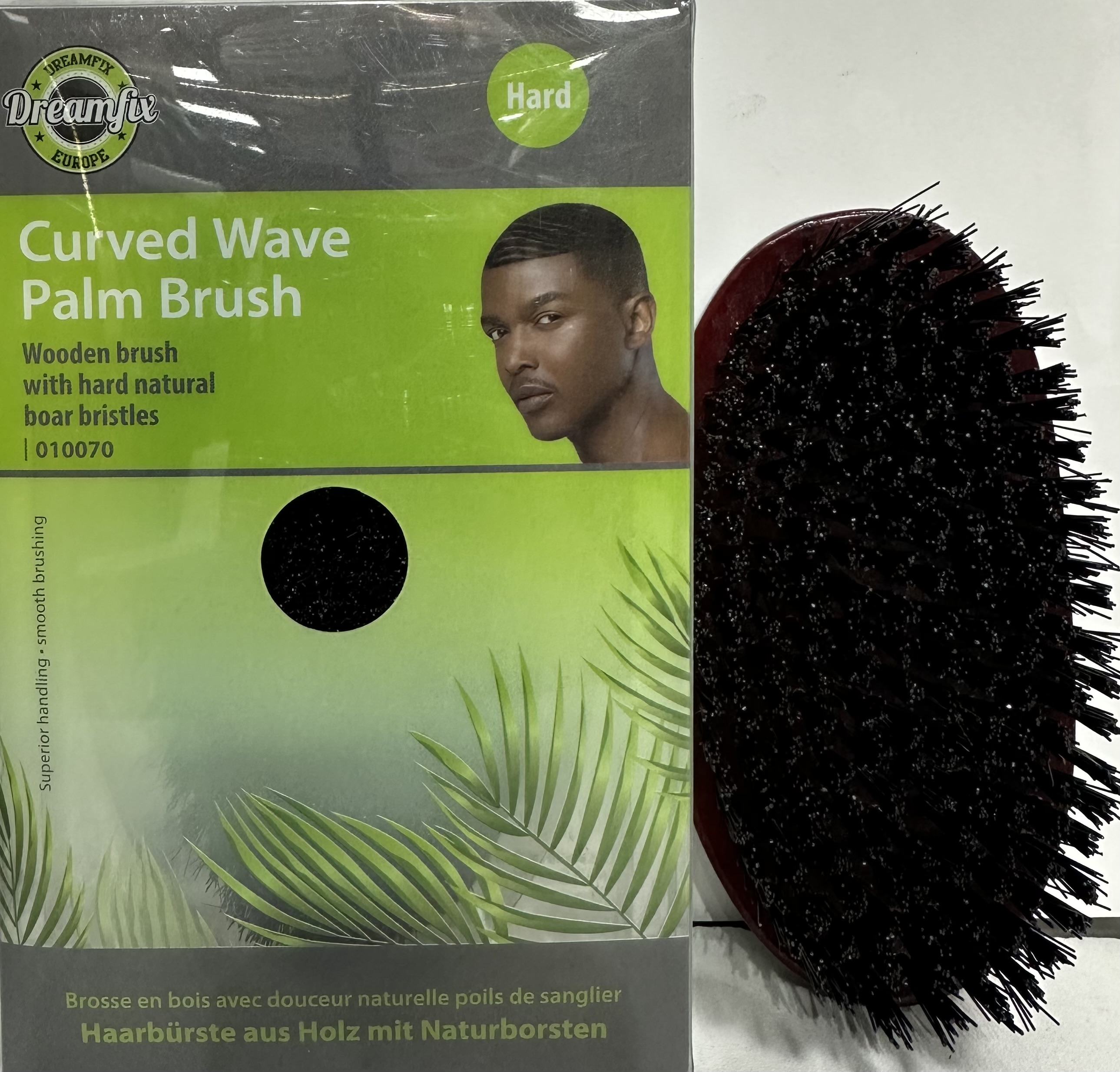 Dreamfix brosse \u00e0 paume ondul\u00e9e dure
