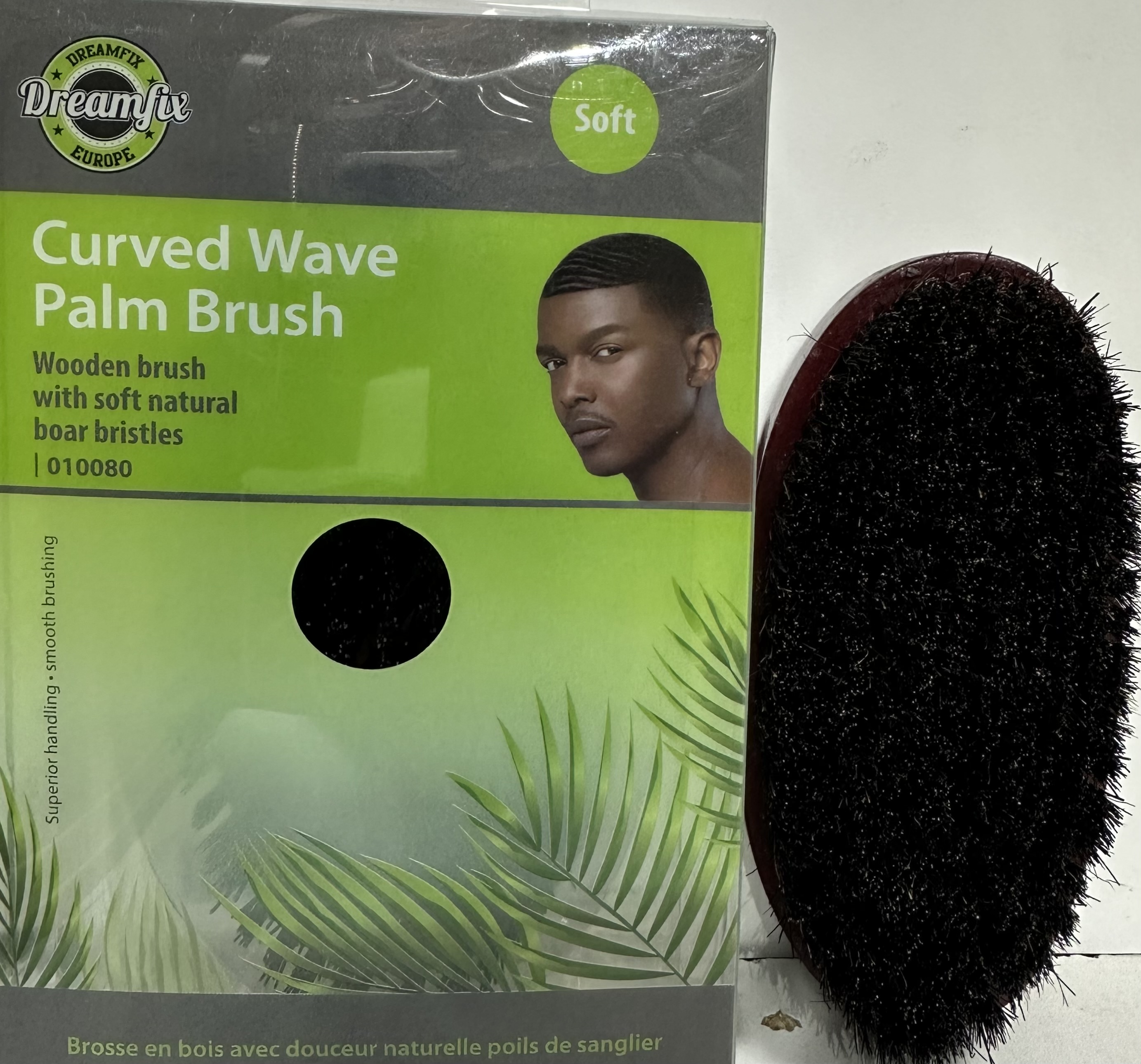 Dreamfix brosse \u00e0 paume ondul\u00e9e douce