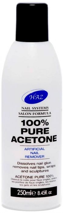 Haz 100% pure acetone artificial nail remover
