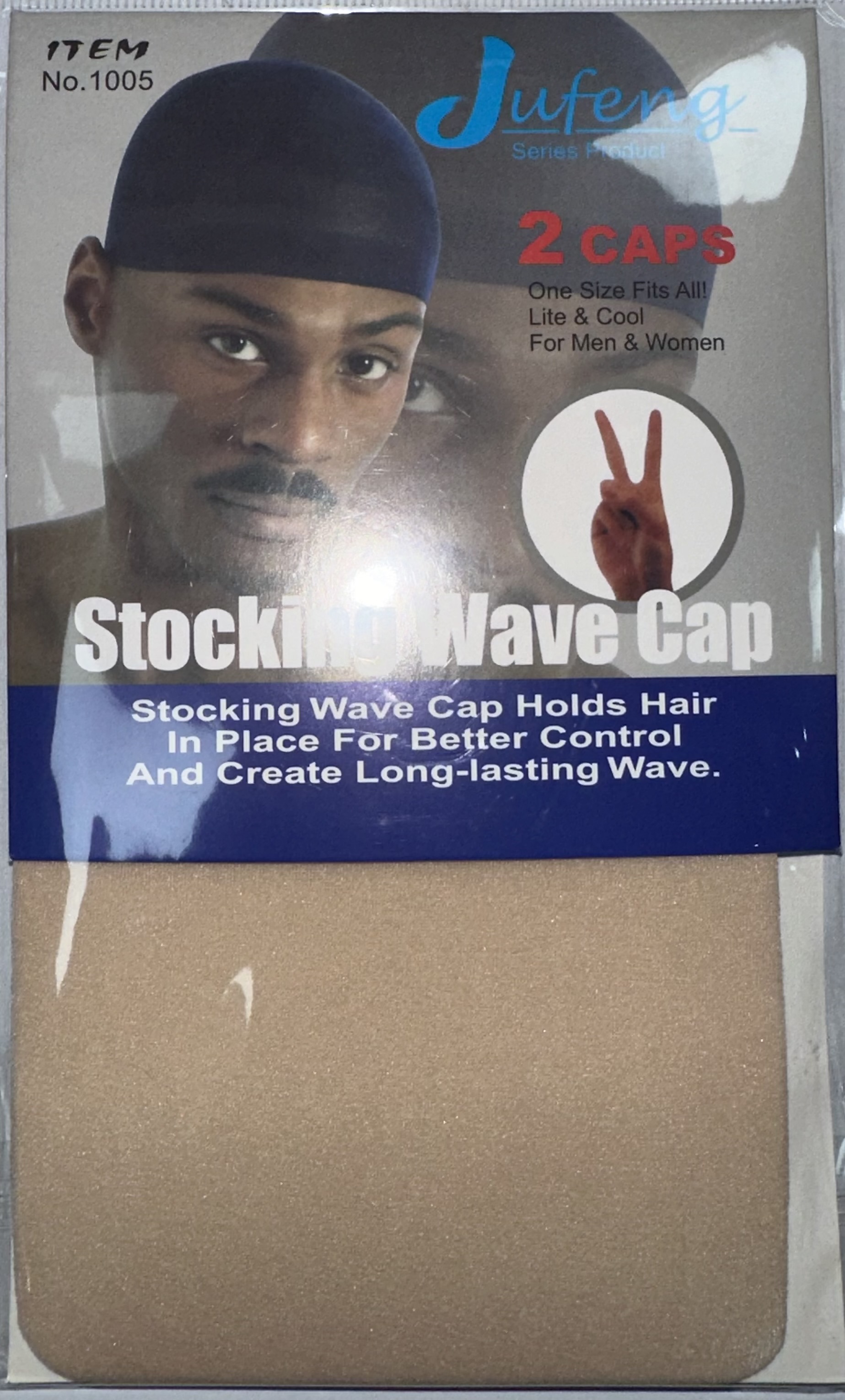 Jufung Stoking Wave Cap Beige  # 1005