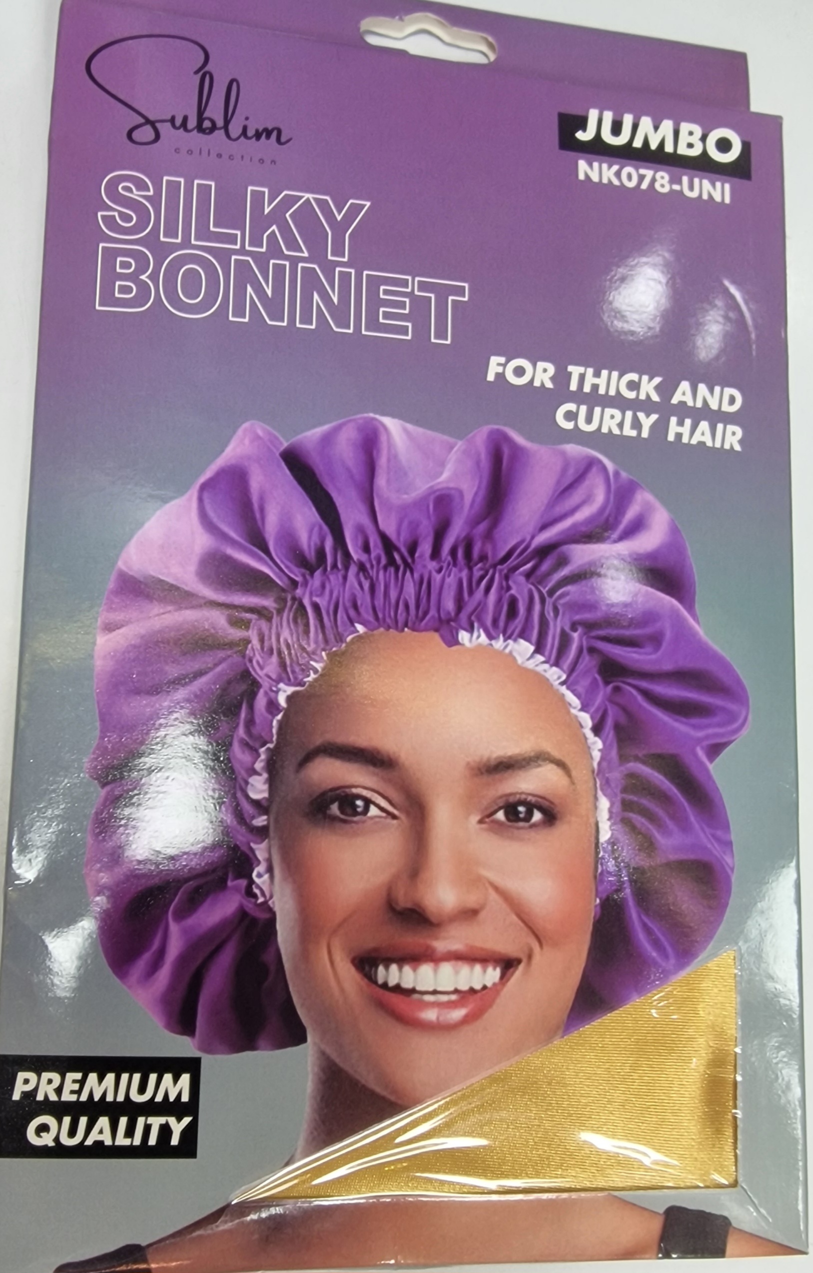 Nk 078 uni Sublin silky bonnet color