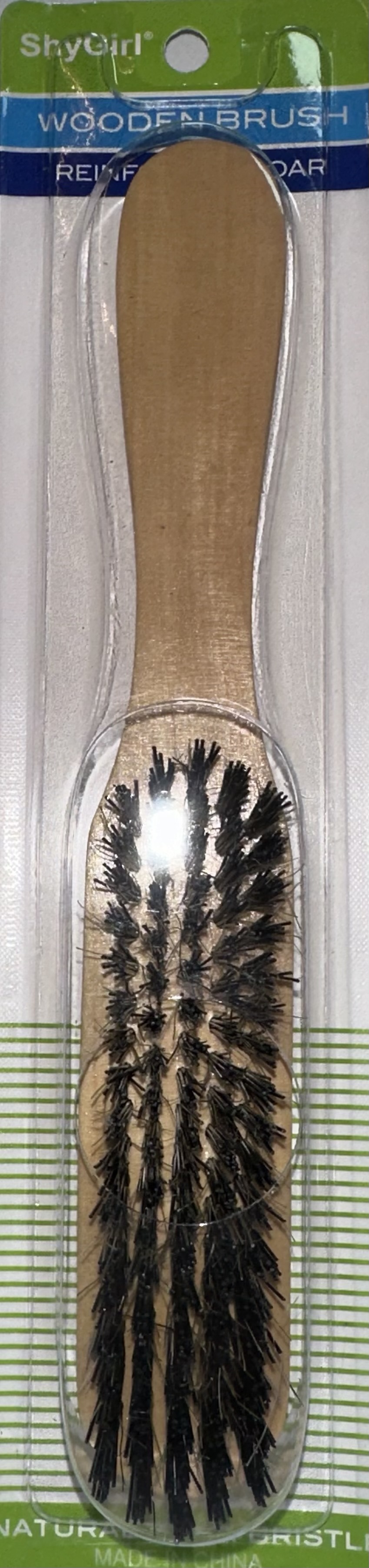 Shygirl brosse en bois courte