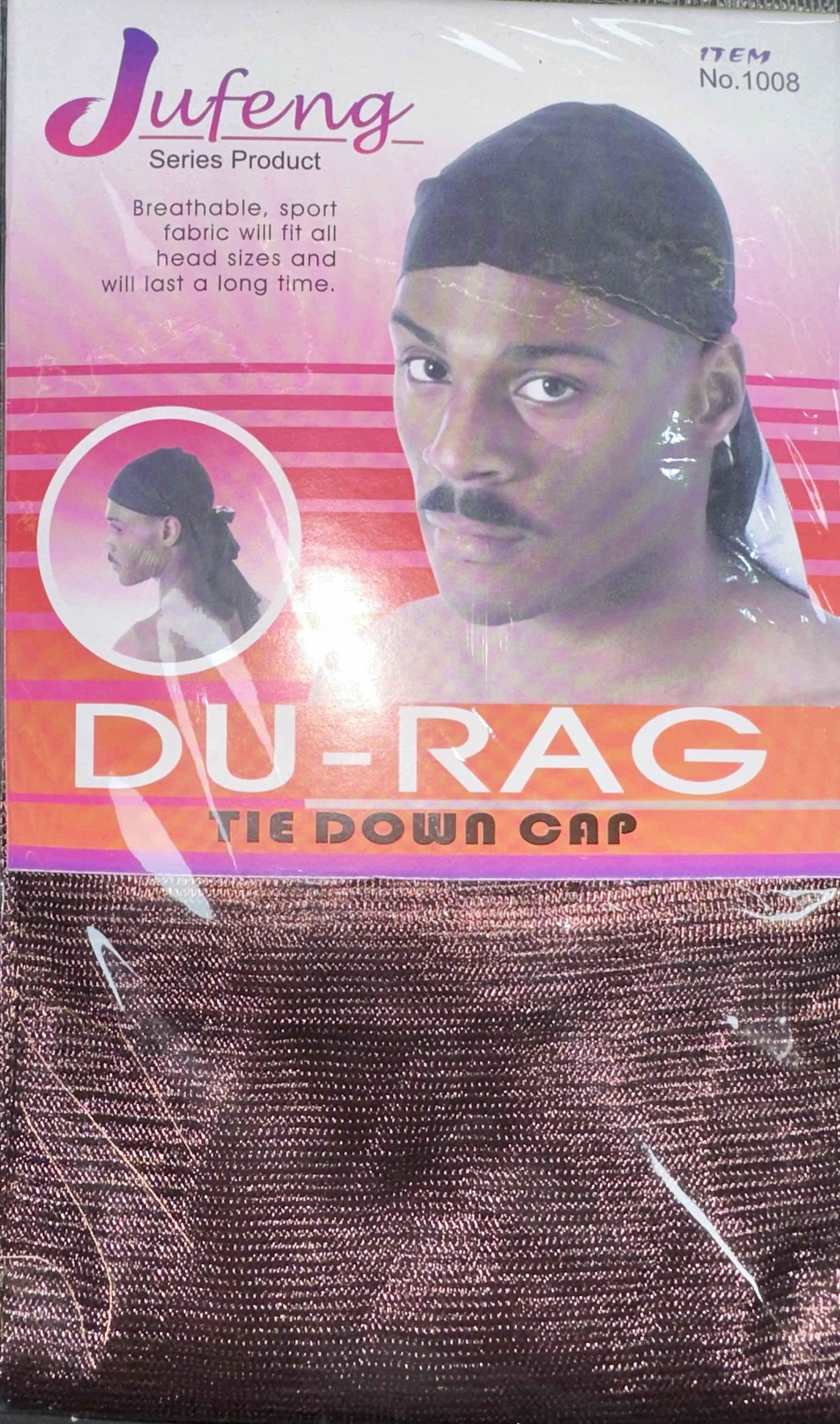 Jufeng Durag Tie Down Cap Marron  # 1008