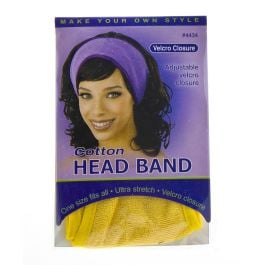 4434 Velcro closure cotton head band color