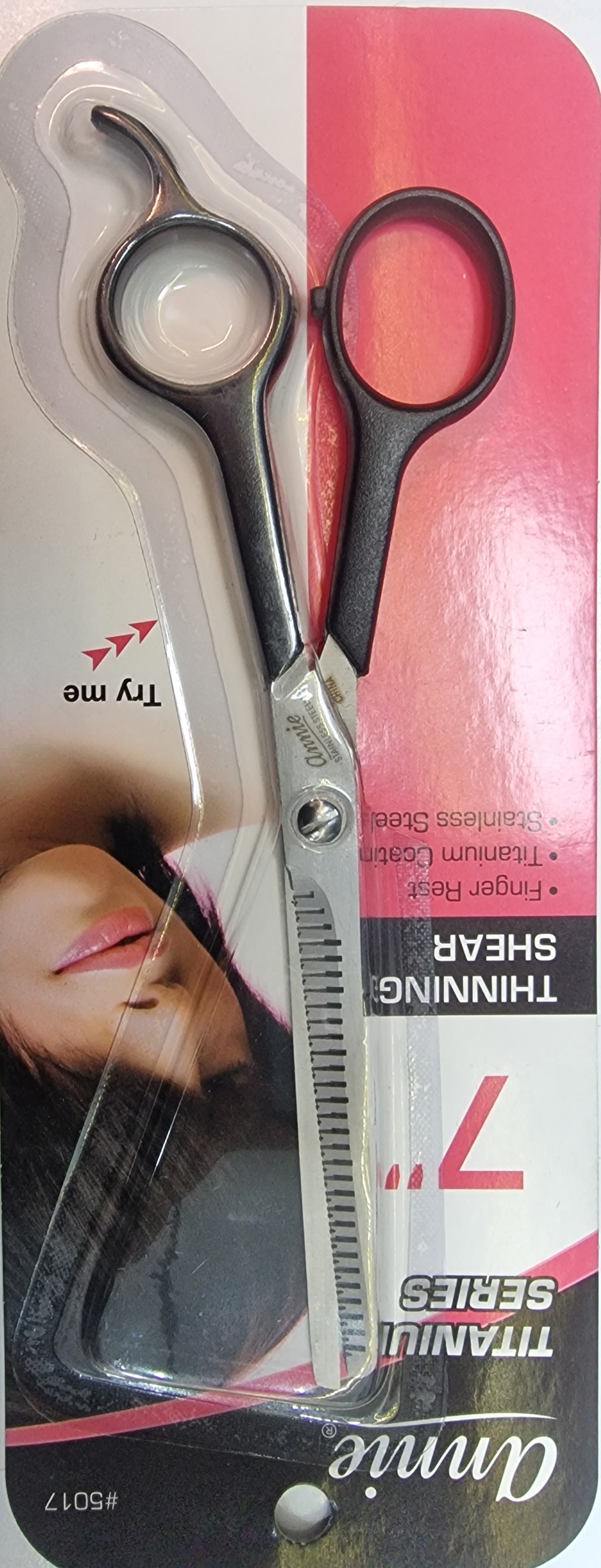 Annie ciseaux titanium series avec dent