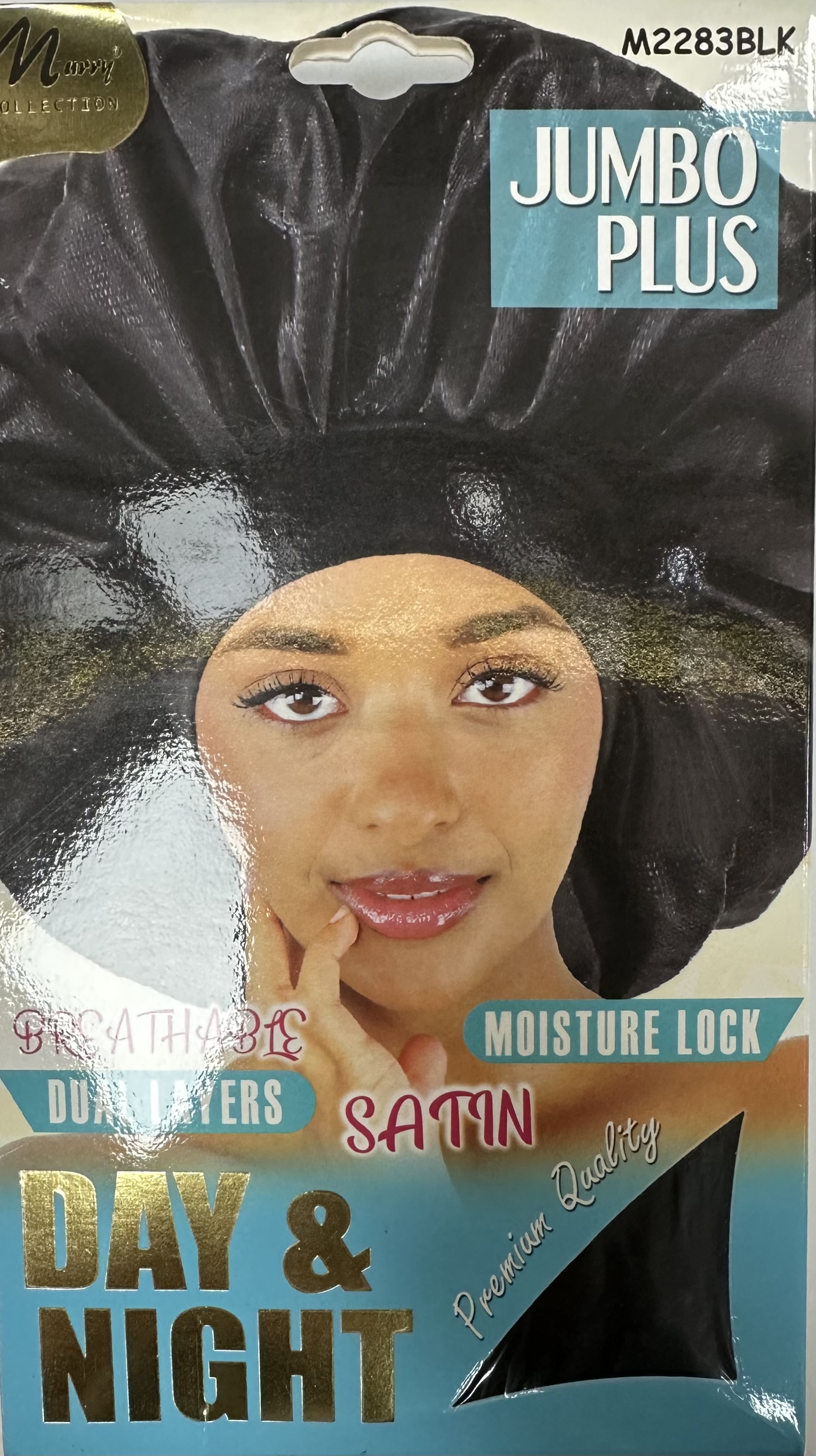 M2283blk murry day and night satin jumbo plus