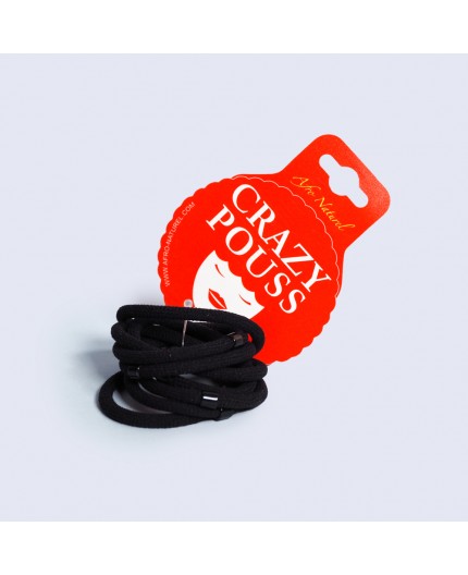 Crazy Pouss Chouchous Moyenne 8pcs # Noir