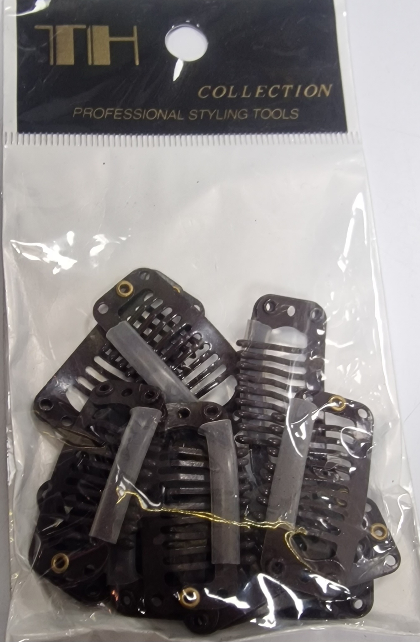 TH brown hair clip for tisage