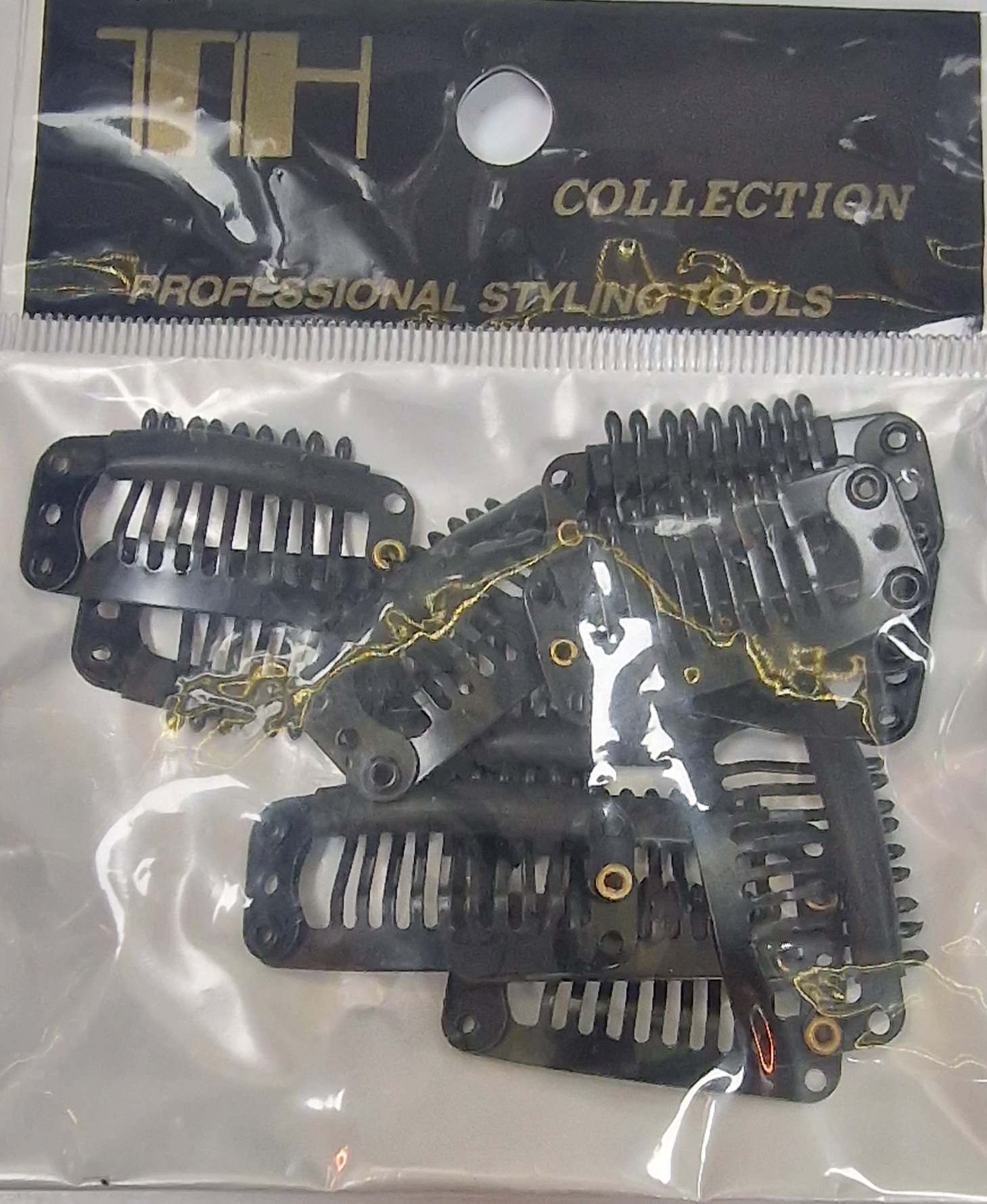 TH noir hair clip for tisage