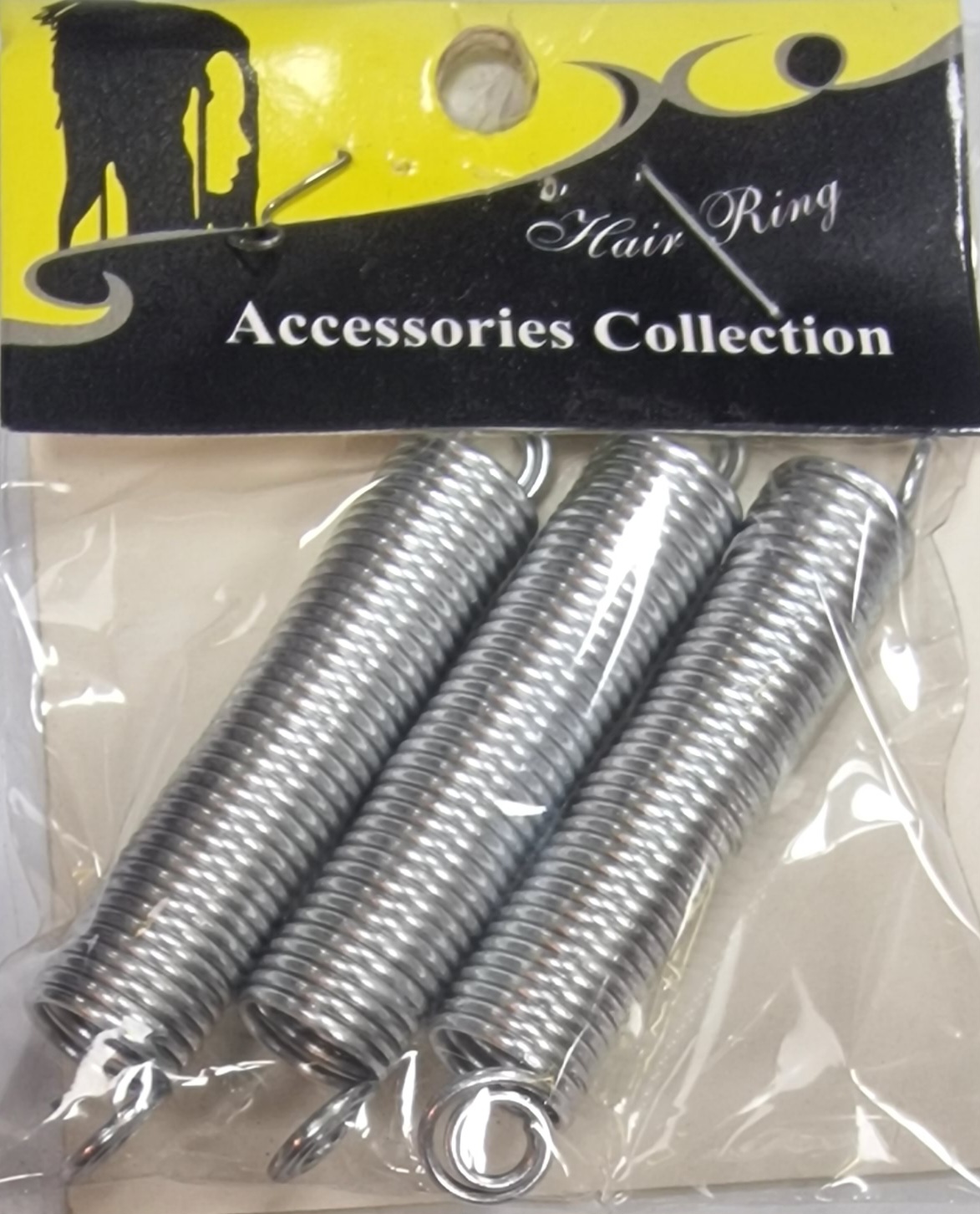 Hair ring spring pour cheveux argent