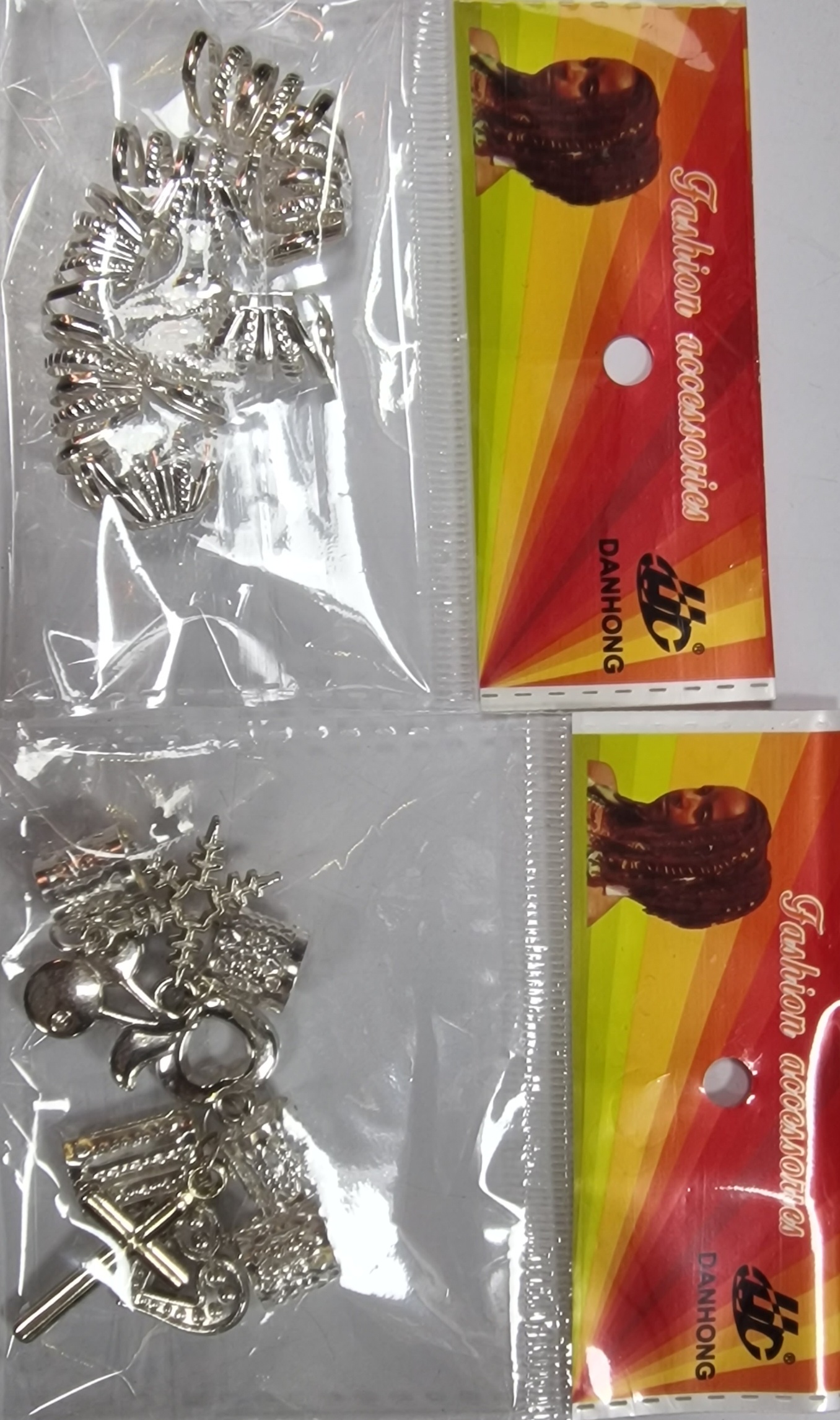 Bagues pour cheveux argent 01