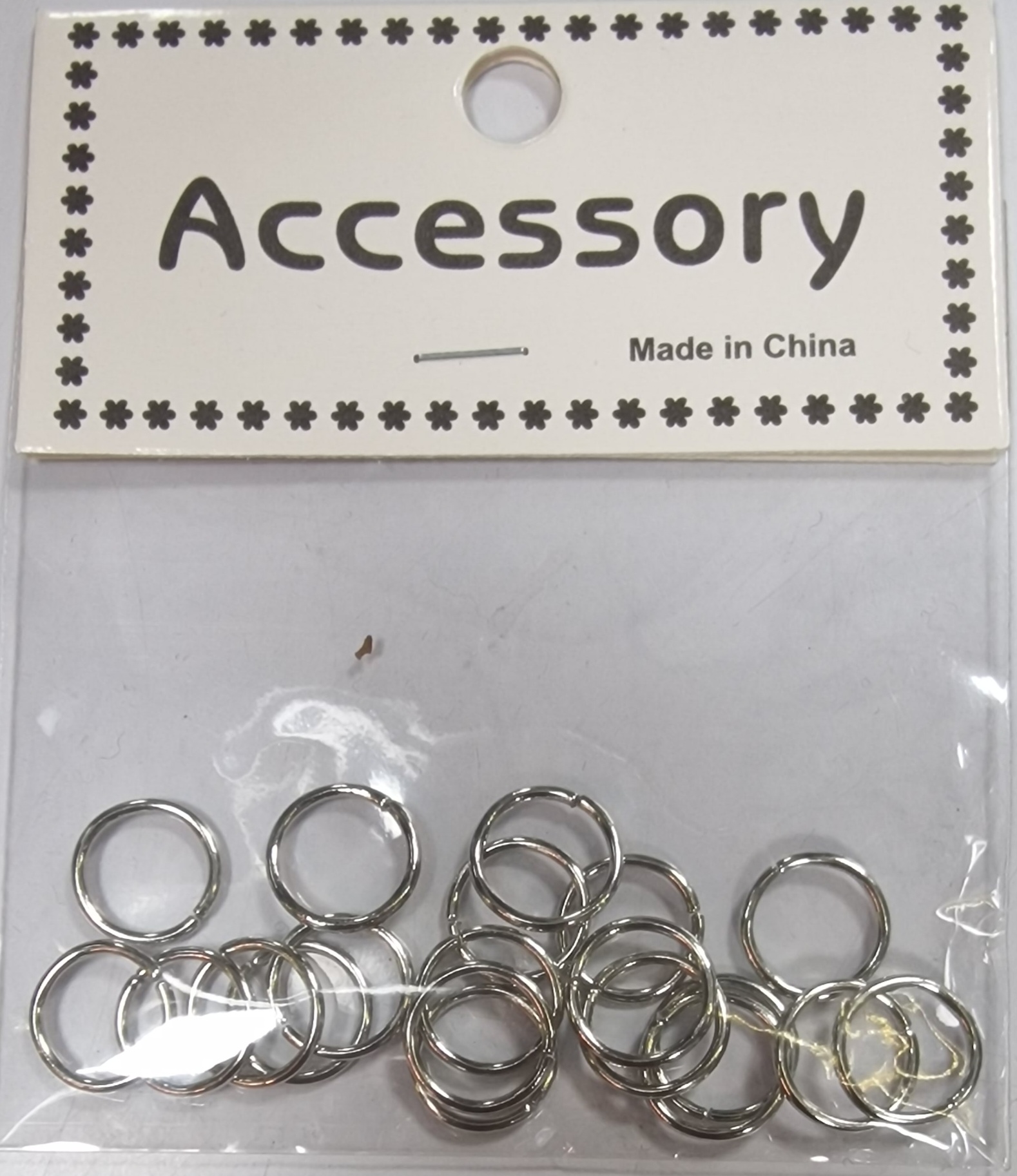 Anneaux pour cheveux argent