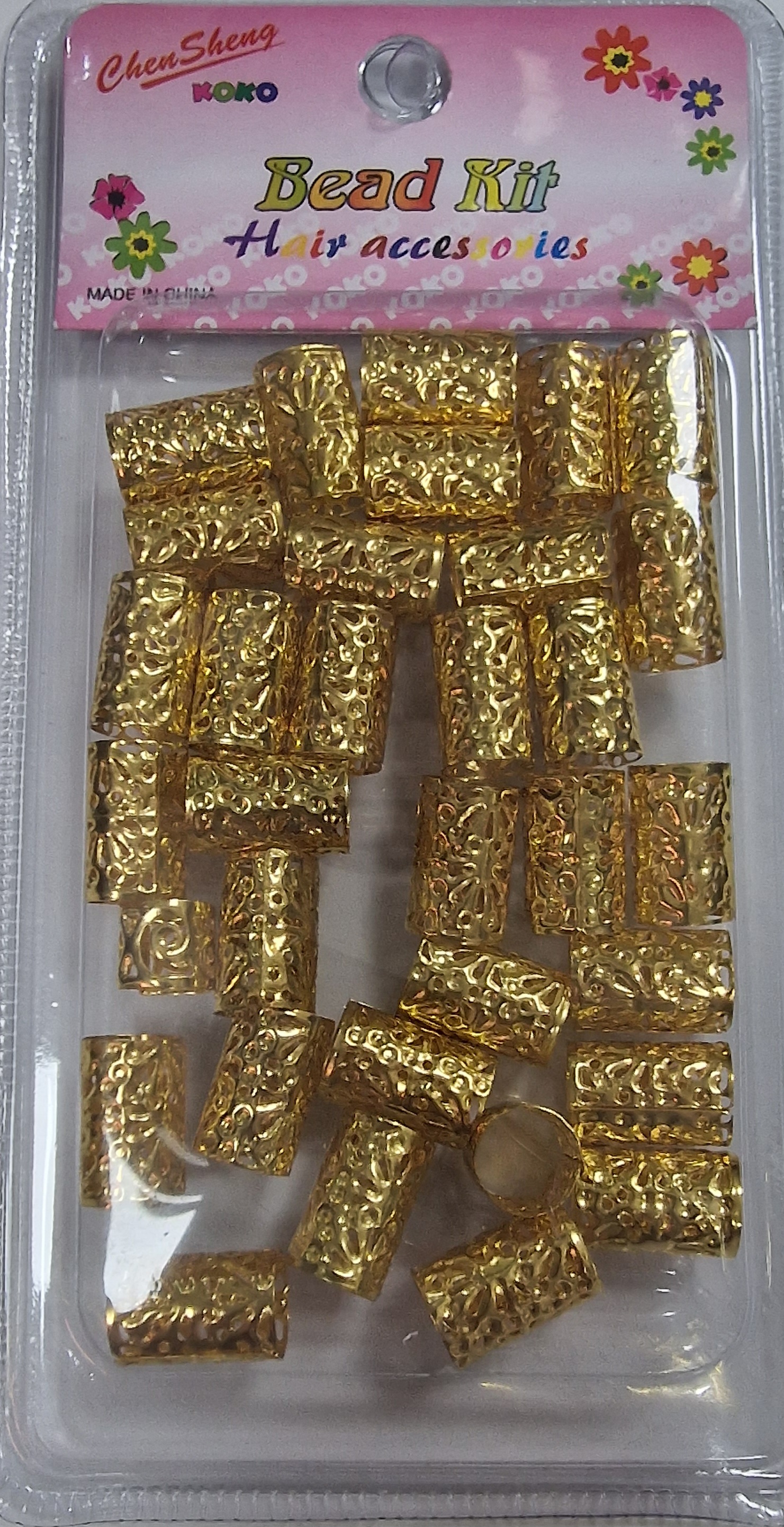Bagues pour cheveux doree 01 long