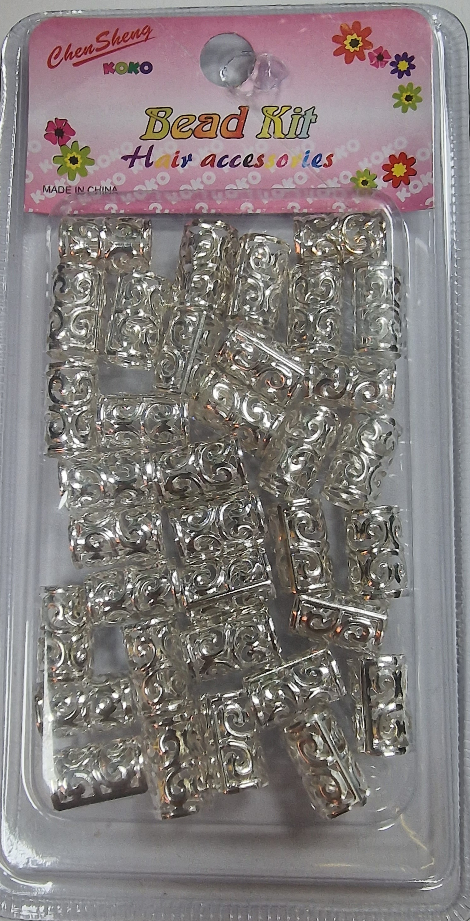 Bagues pour cheveux argent 01 long