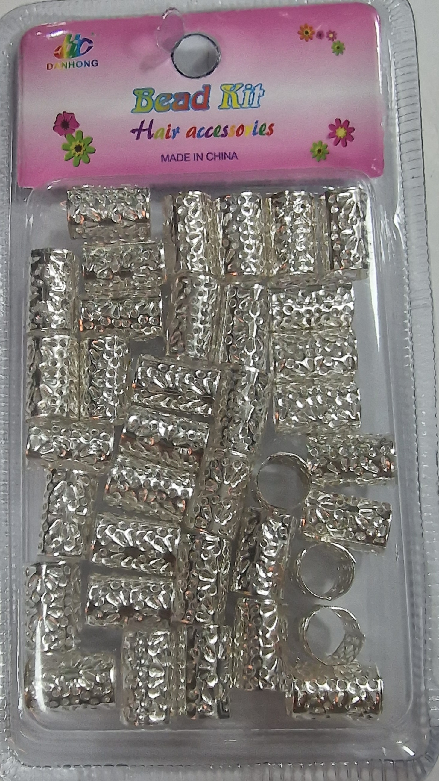 Bagues pour cheveux argent 04 long