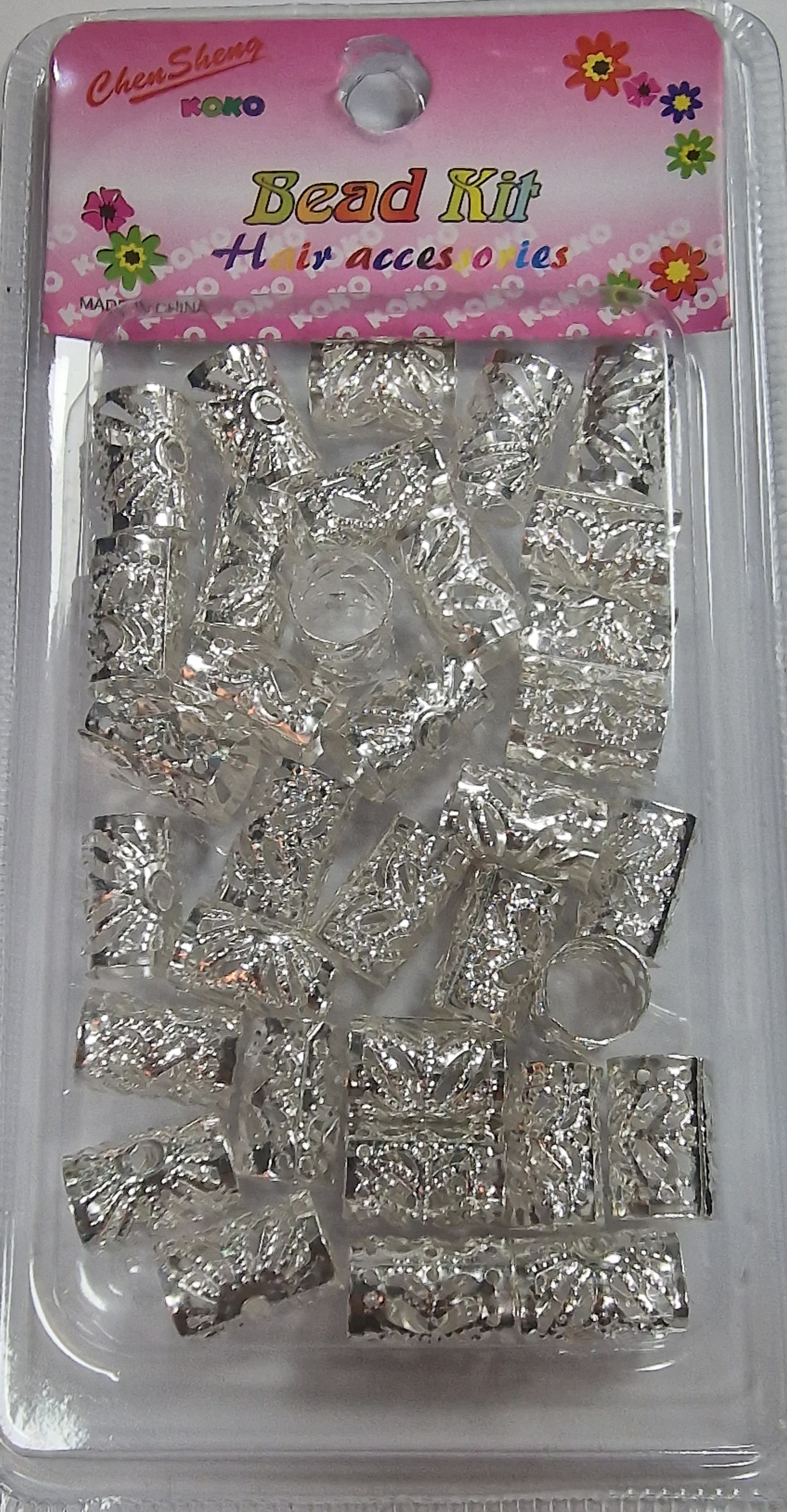 Bagues pour cheveux argent 05 long