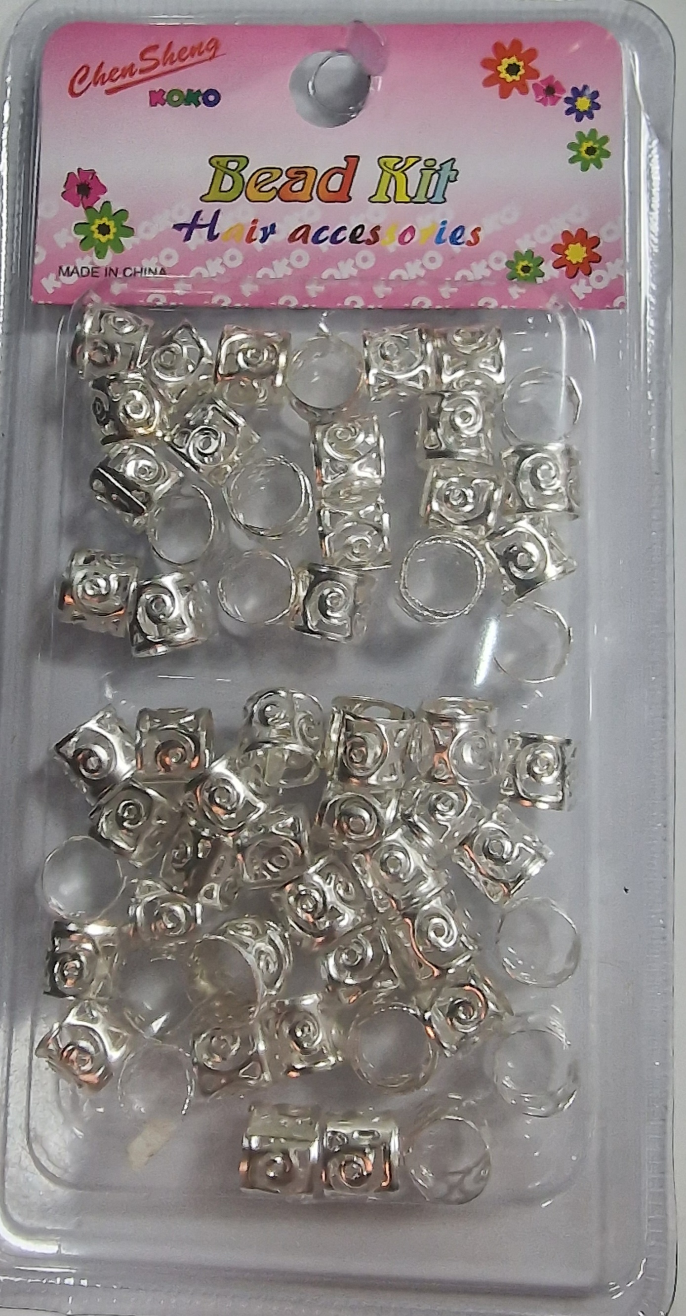 Bagues pour cheveux argent 02 courte
