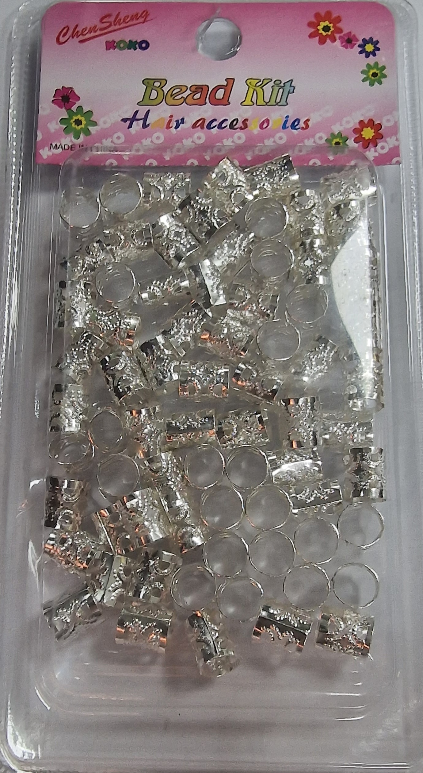 Bagues pour cheveux argent 08 courte