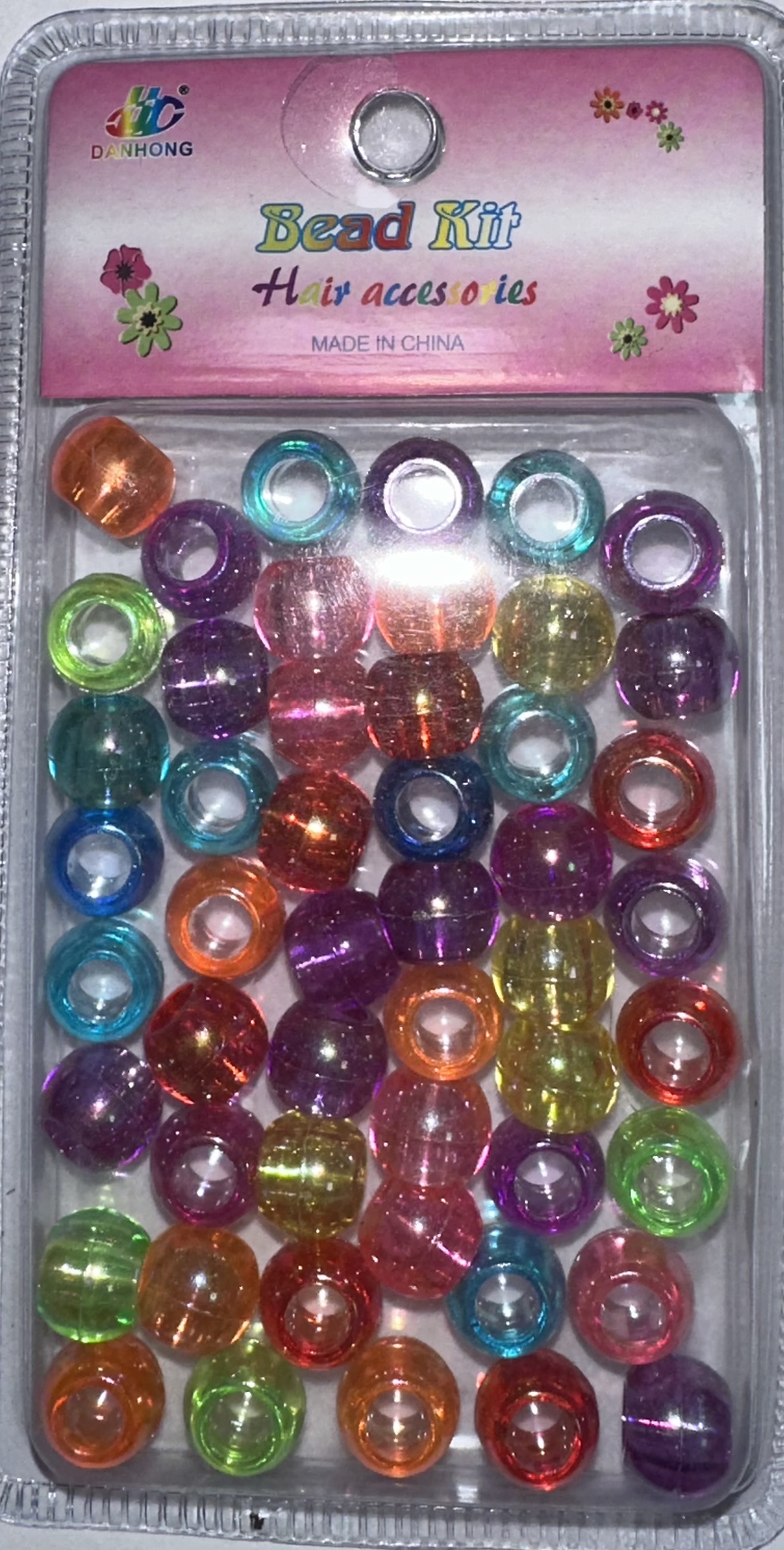 Perles rondes multicolor briller