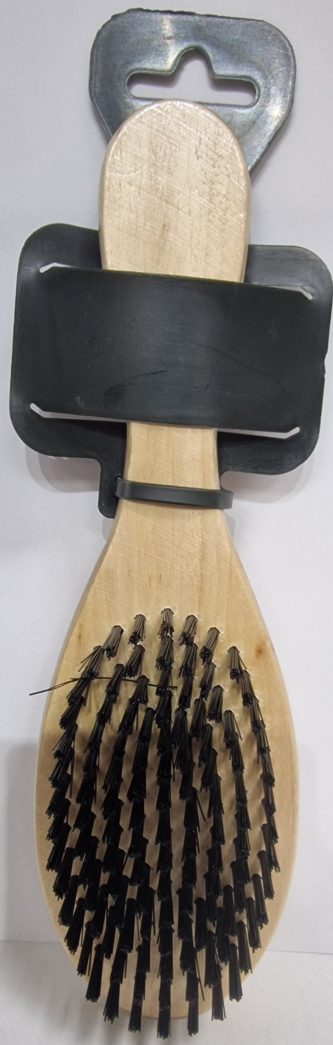 Brosse a cheveux en bois doux beige clair