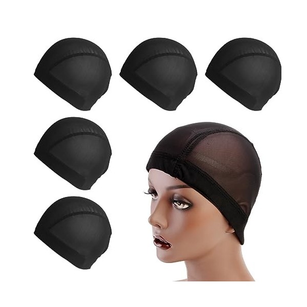 Weaving cap noir avec elastique