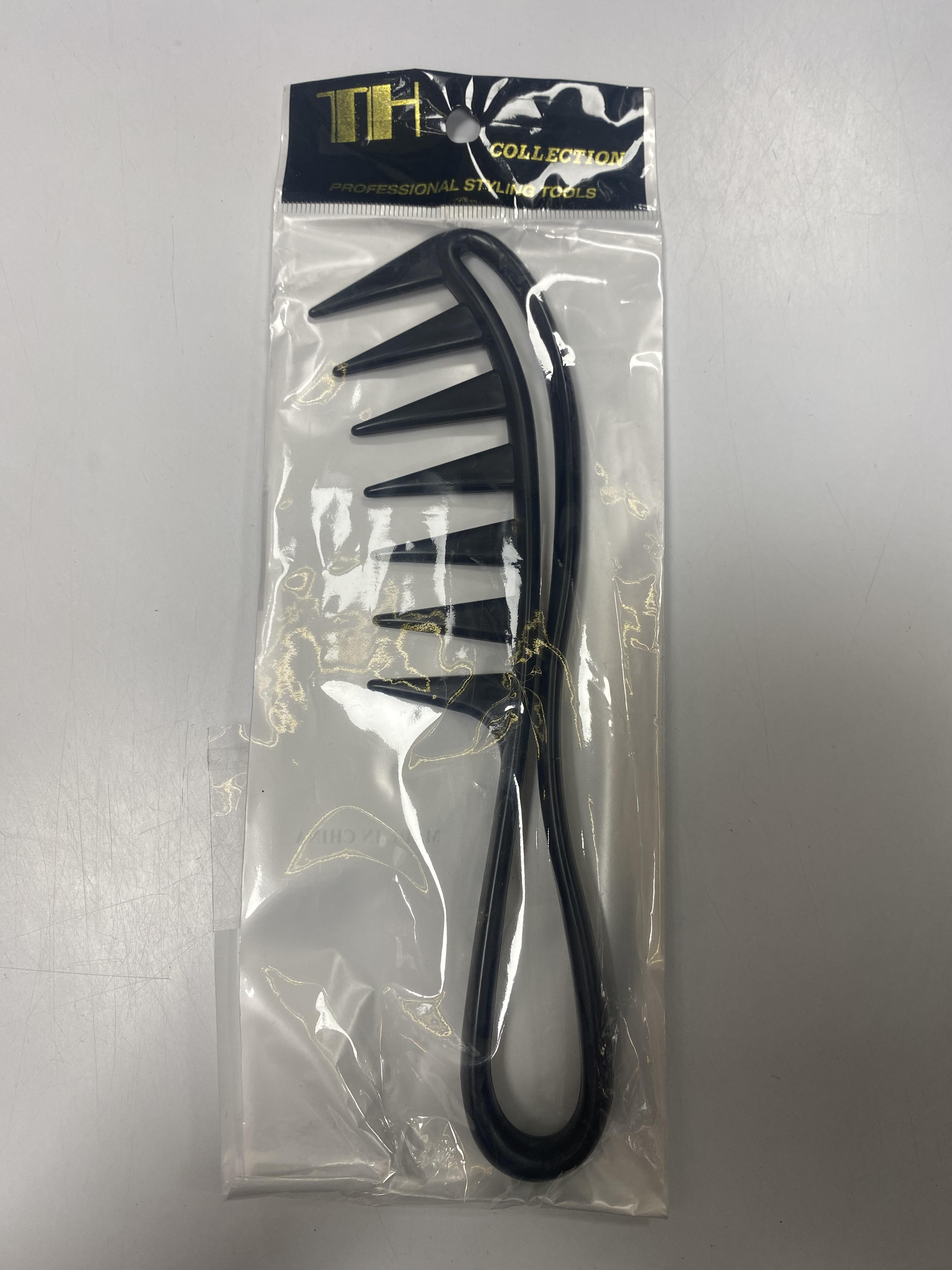 Th Peigne Avec Grosse Dents En Plastique # Noir