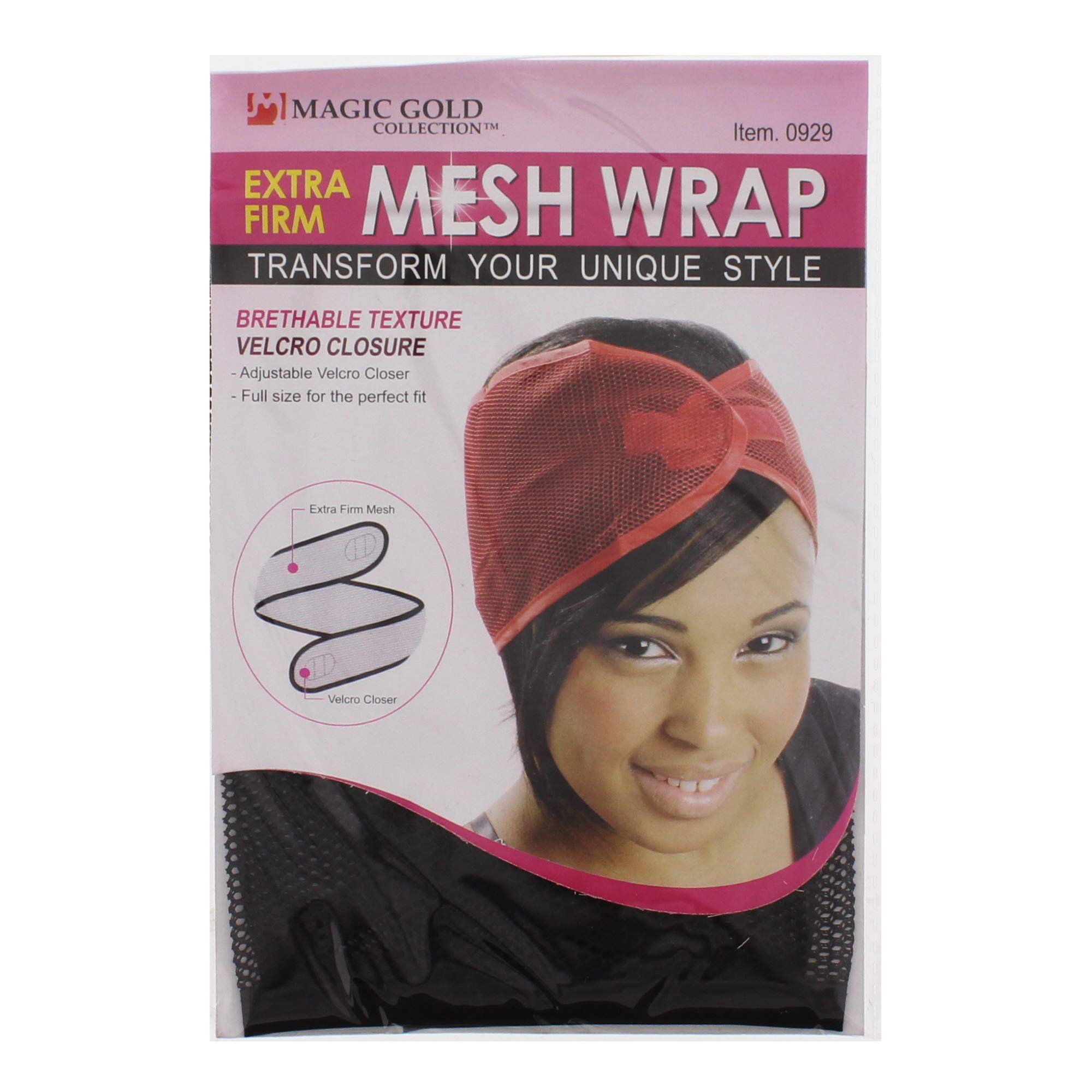 Magic Gold Mesh Wrap Noir #0929