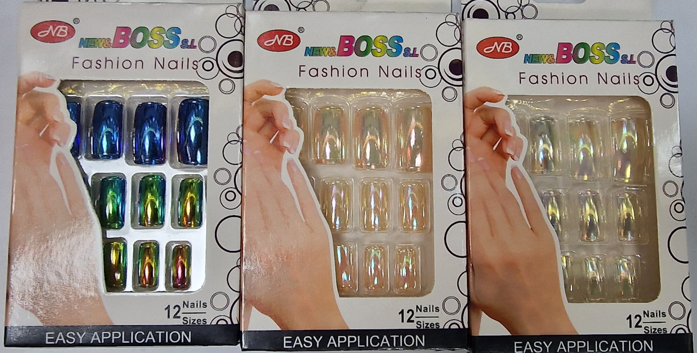 New Boss Faux Ongle # Multicolor 03