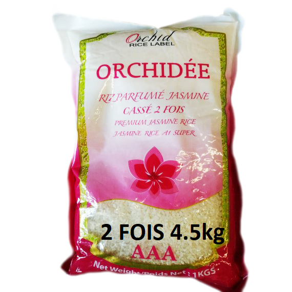 Orchide Riz Casse 2 Fois 4,5 Kg