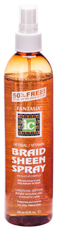 Fantasia ic herbal vitamin braid sheen spray 355ml