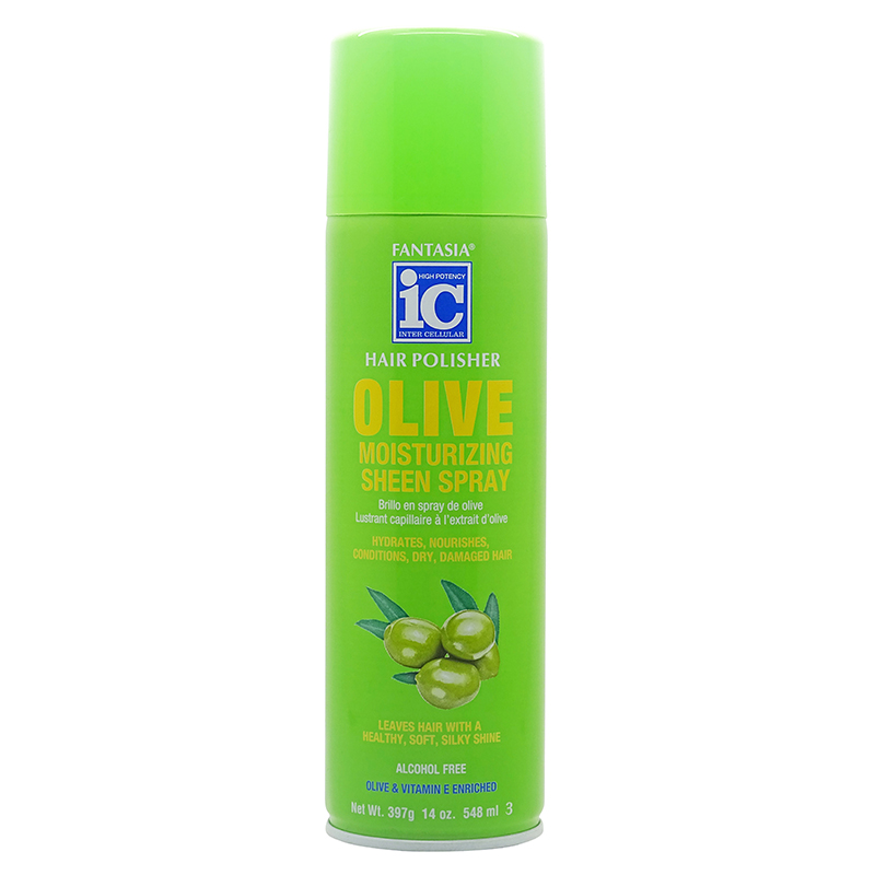 Fantasia ic olive moisturizin sheen hair spra 14oz