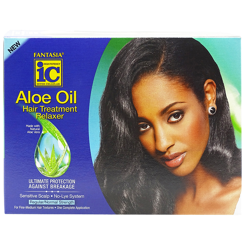 Fantasia ic aloe oil hair treatment relaxer kit re
