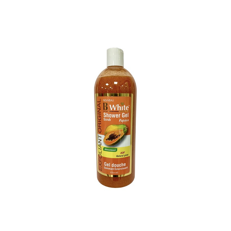 Bwhite Gel Douche Papaya Gomment 970ml
