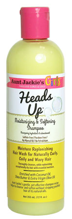 Aunt jackies heads up kids shampoo 355ml