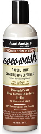 Aunt jackies cocowash coconut cleanser 355ml