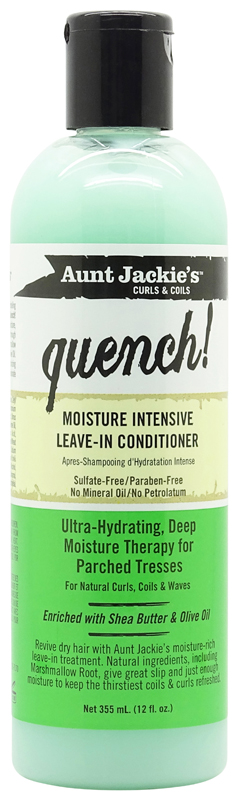 Aunt jackies quench leave in conditioner 355ml