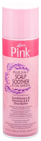Pink 2-n-1 scalp soother & sheen