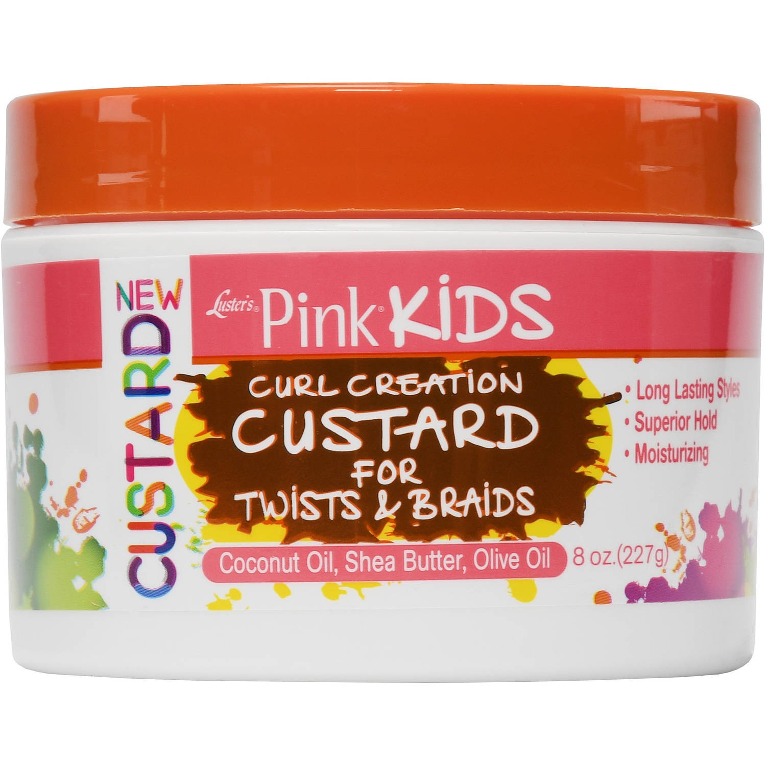 Pink kids curl creation custard 227g
