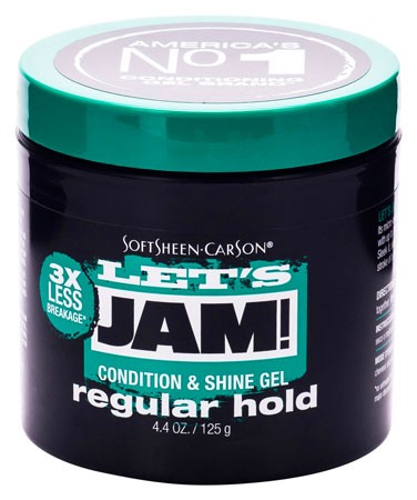 Let's jam condit & shine gel noir 125g
