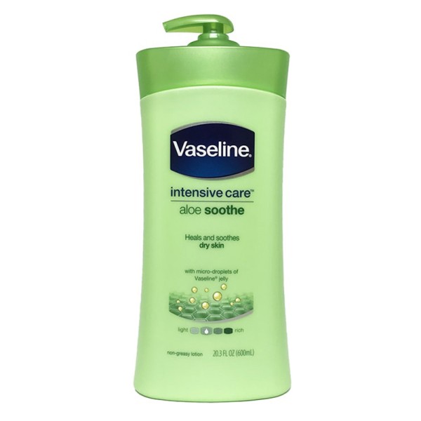 Vaseline Aloe Soothing Hydt Lait 600ml