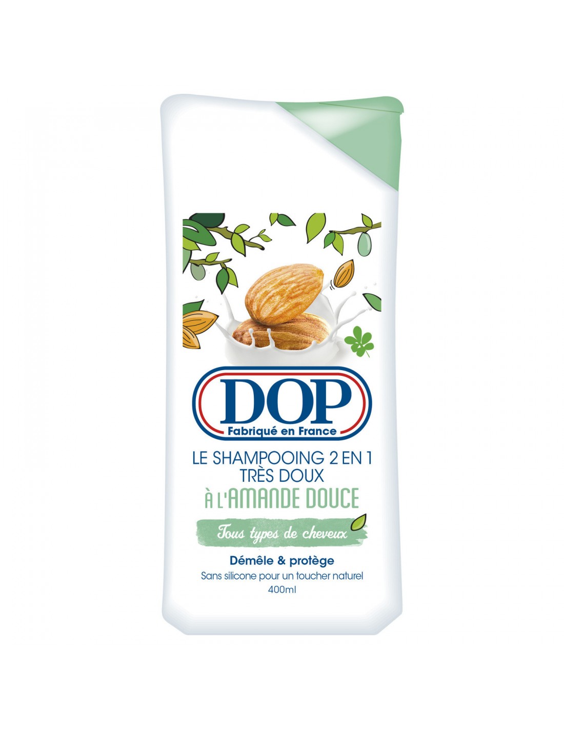 Dop shampoo 2 in 1 amlande douce 400ml