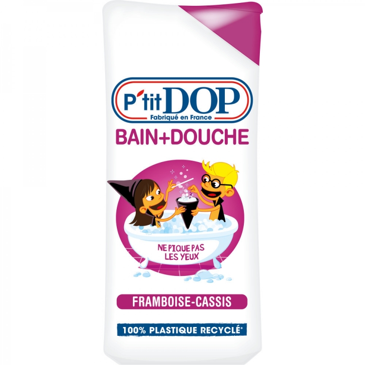 Ptit dop gel douche framboise cassis 400ml