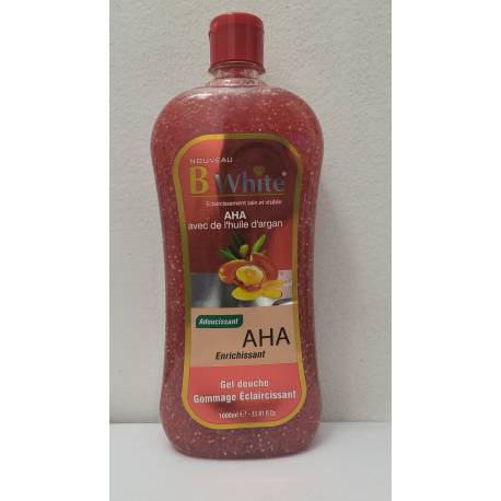 Bwhite Gel Douche Gom Argan Aha 1000ml