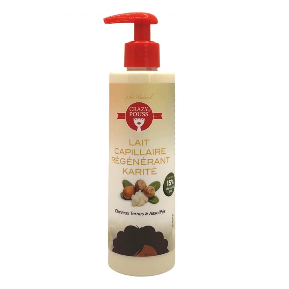 Crazy Pouss Karite Lait Capillaire 250ml