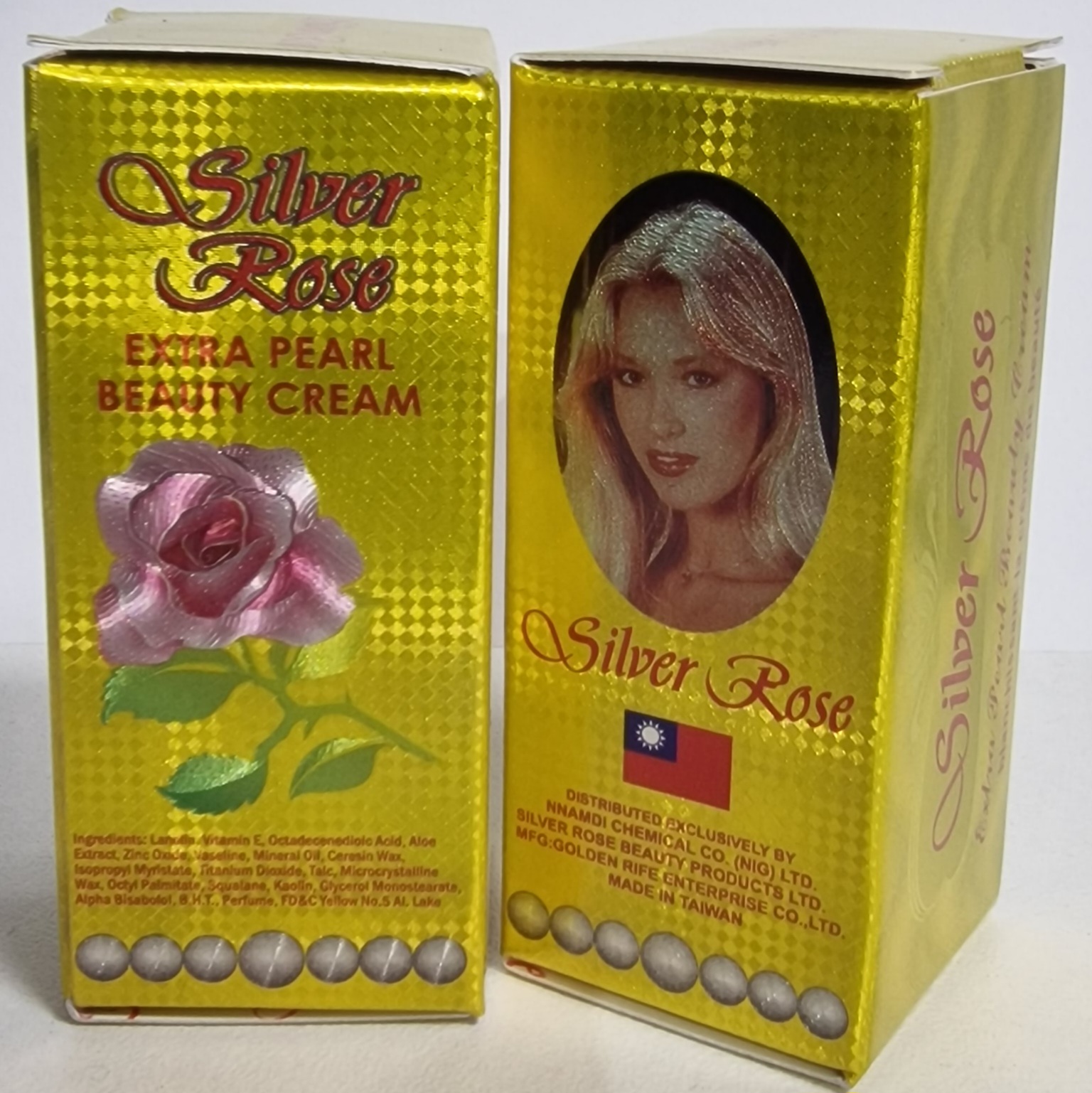 Silver rose creme de la beaute